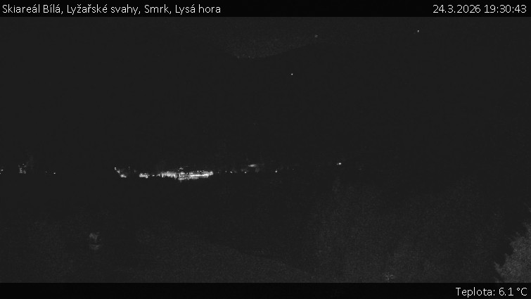 Skiareál Bílá - Lyžařské svahy, Smrk, Lysá hora - 24.3.2026 v 19:30