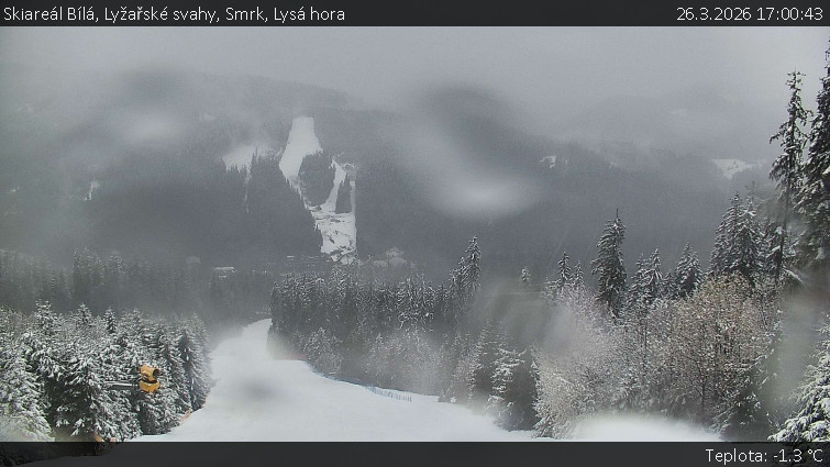Skiareál Bílá - Lyžařské svahy, Smrk, Lysá hora - 26.3.2026 v 17:00