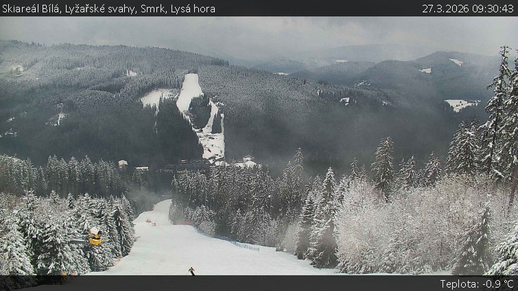 Skiareál Bílá - Lyžařské svahy, Smrk, Lysá hora - 27.3.2026 v 09:30