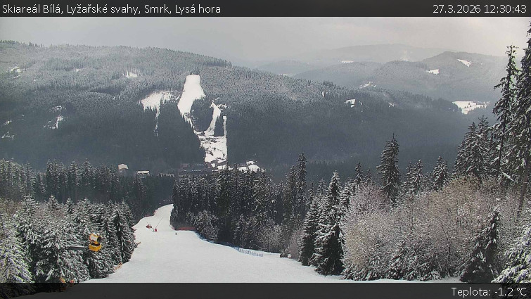 Skiareál Bílá - Lyžařské svahy, Smrk, Lysá hora - 27.3.2026 v 12:30
