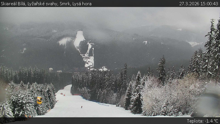 Skiareál Bílá - Lyžařské svahy, Smrk, Lysá hora - 27.3.2026 v 15:00