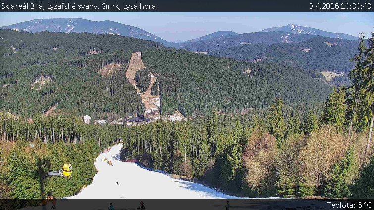 Skiareál Bílá - Lyžařské svahy, Smrk, Lysá hora - 3.4.2026 v 10:30