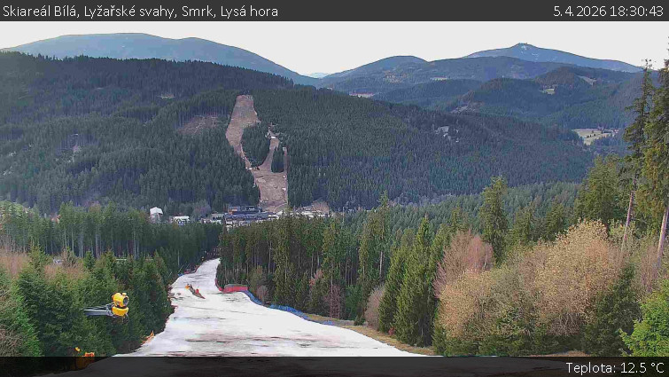 Skiareál Bílá - Lyžařské svahy, Smrk, Lysá hora - 5.4.2026 v 18:30