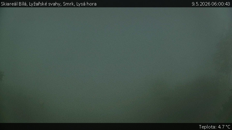 Skiareál Bílá - Lyžařské svahy, Smrk, Lysá hora - 9.5.2026 v 06:00