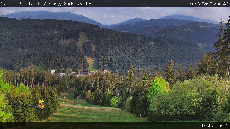 Skiareál Bílá - Lyžařské svahy, Smrk, Lysá hora - 9.5.2026 v 08:00