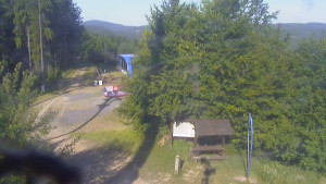 Skiareál Bílá - Lanovka - výstupní stanice - 3.7.2025 v 07:55