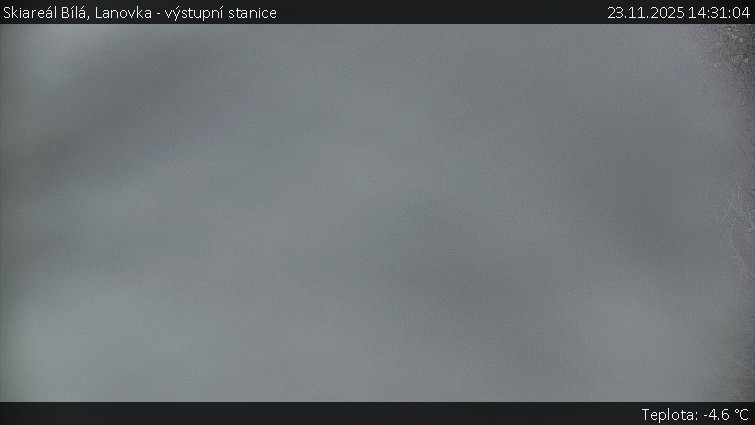 Skiareál Bílá - Lanovka - výstupní stanice - 23.11.2025 v 14:31