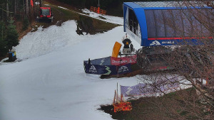 Skiareál Bílá - Lanovka - výstupní stanice - 8.12.2025 v 07:31