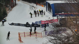 Skiareál Bílá - Lanovka - výstupní stanice - 28.12.2025 v 15:01 Skiareál Bílá - Lanovka - výstupní stanice - 28.12.2025 v 15:01