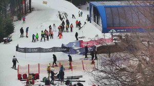 Skiareál Bílá - Lanovka - výstupní stanice - 6.2.2026 v 10:01