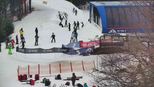 Skiareál Bílá - Lanovka - výstupní stanice - 6.2.2026 v 11:01