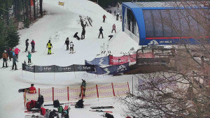 Skiareál Bílá - Lanovka - výstupní stanice - 6.2.2026 v 12:01