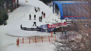 Skiareál Bílá - Lanovka - výstupní stanice - 6.2.2026 v 15:01