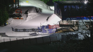 Skiareál Bílá - Lanovka - výstupní stanice - 6.2.2026 v 18:01