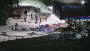 Skiareál Bílá - Lanovka - výstupní stanice - 6.2.2026 v 19:01