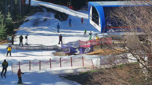 Skiareál Bílá - Lanovka - výstupní stanice - 9.3.2026 v 10:31