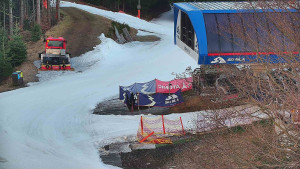 Skiareál Bílá - Lanovka - výstupní stanice - 22.3.2026 v 06:01