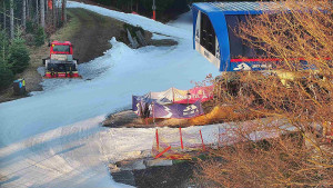 Skiareál Bílá - Lanovka - výstupní stanice - 22.3.2026 v 06:31