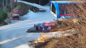 Skiareál Bílá - Lanovka - výstupní stanice - 22.3.2026 v 07:01