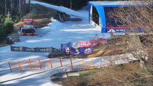 Skiareál Bílá - Lanovka - výstupní stanice - 22.3.2026 v 08:01