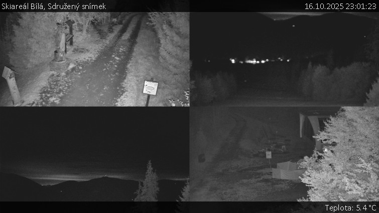 Skiareál Bílá - Sdružený snímek - 16.10.2025 v 23:01 Skiareál Bílá - Sdružený snímek - 16.10.2025 v 23:01