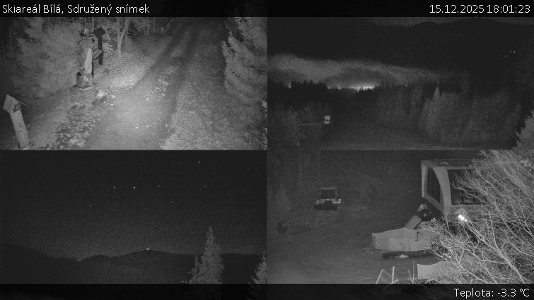 Skiareál Bílá - Sdružený snímek - 15.12.2025 v 18:01