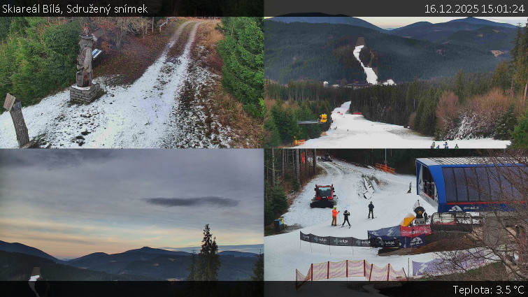Skiareál Bílá - Sdružený snímek - 16.12.2025 v 15:01