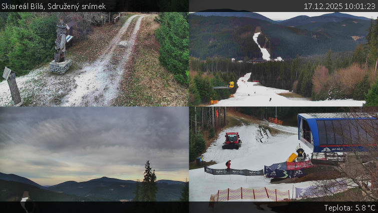 Skiareál Bílá - Sdružený snímek - 17.12.2025 v 10:01