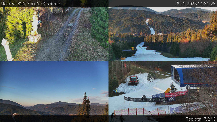 Skiareál Bílá - Sdružený snímek - 18.12.2025 v 14:31