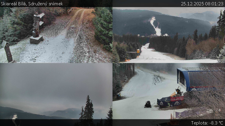 Skiareál Bílá - Sdružený snímek - 25.12.2025 v 08:01