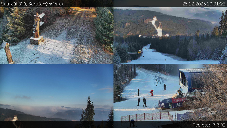 Skiareál Bílá - Sdružený snímek - 25.12.2025 v 10:01