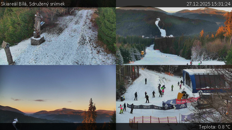 Skiareál Bílá - Sdružený snímek - 27.12.2025 v 15:31