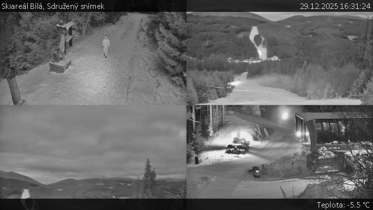 Skiareál Bílá - Sdružený snímek - 29.12.2025 v 16:31