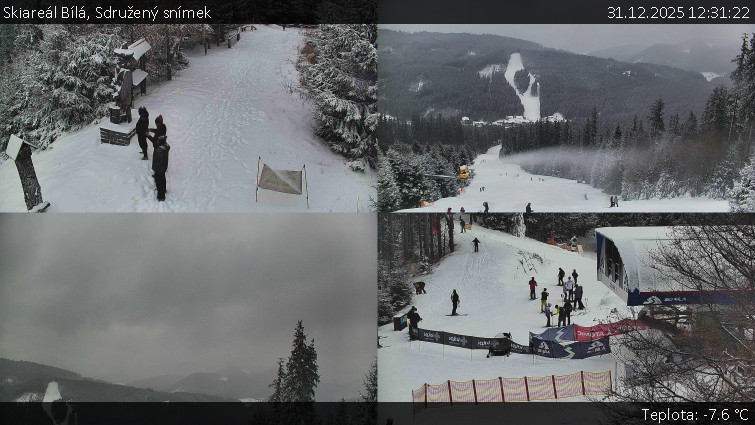 Skiareál Bílá - Sdružený snímek - 31.12.2025 v 12:31