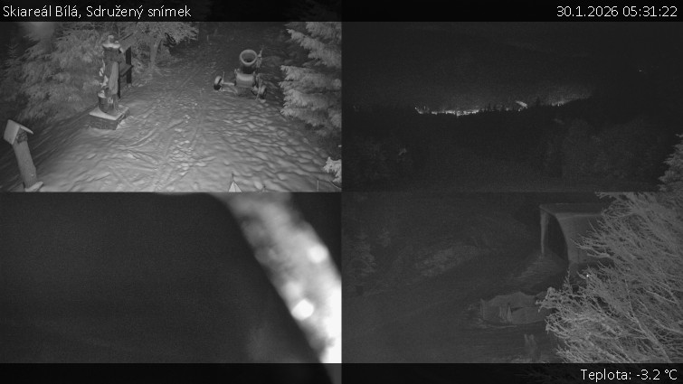 Skiareál Bílá - Sdružený snímek - 30.1.2026 v 05:31
