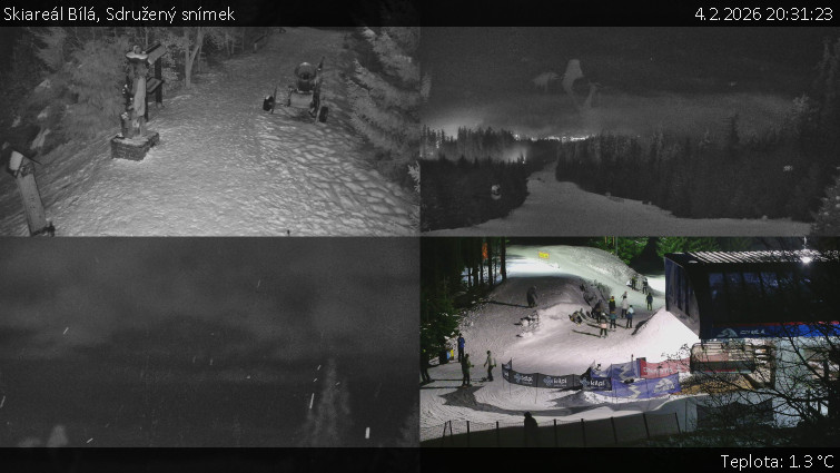 Skiareál Bílá - Sdružený snímek - 4.2.2026 v 20:31