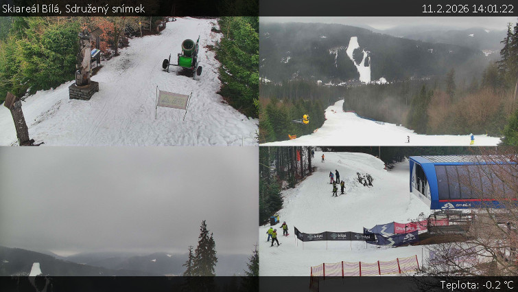 Skiareál Bílá - Sdružený snímek - 11.2.2026 v 14:01