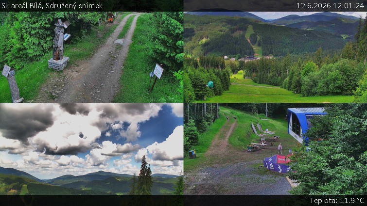 Skiareál Bílá - Sdružený snímek - 12.6.2026 v 12:01