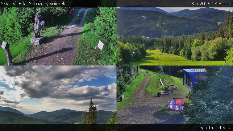Skiareál Bílá - Sdružený snímek - 13.6.2026 v 18:31