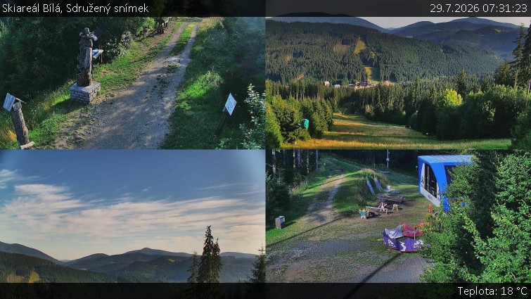 Skiareál Bílá - Sdružený snímek - 29.7.2026 v 07:31