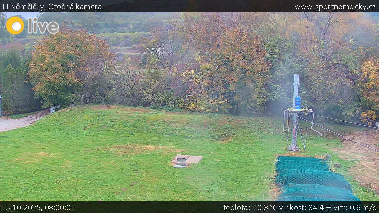 TJ Němčičky - Otočná kamera - 15.10.2025 v 08:00 TJ Němčičky - Otočná kamera - 15.10.2025 v 08:00