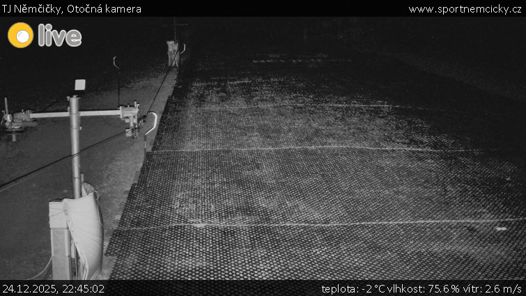 TJ Němčičky - Otočná kamera  - 24.12.2025 v 22:45