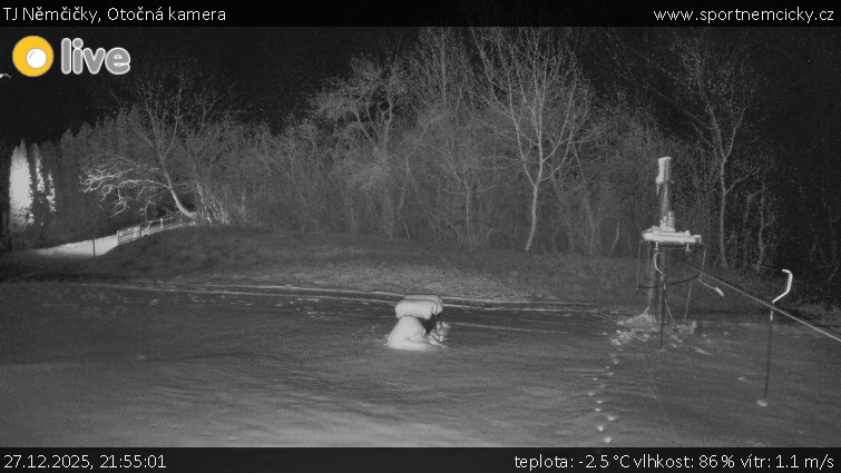 TJ Němčičky - Otočná kamera  - 27.12.2025 v 21:55