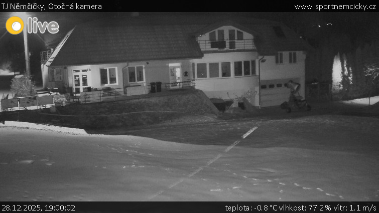 TJ Němčičky - Otočná kamera  - 28.12.2025 v 19:00