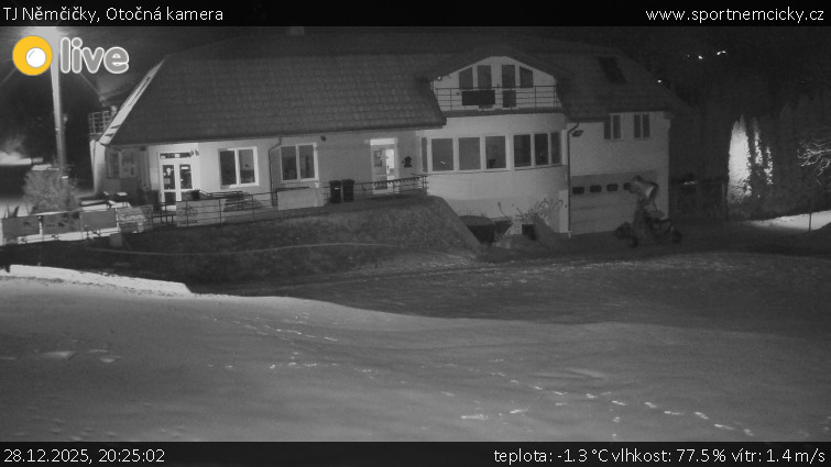 TJ Němčičky - Otočná kamera  - 28.12.2025 v 20:25