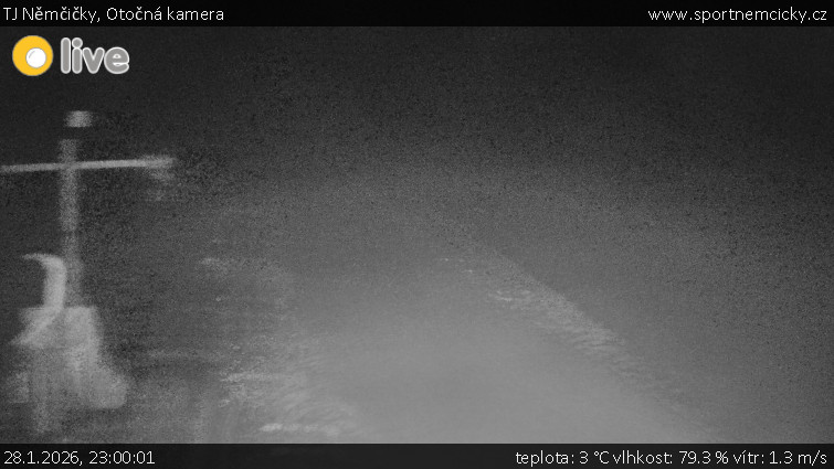 TJ Němčičky - Otočná kamera  - 28.1.2026 v 23:00