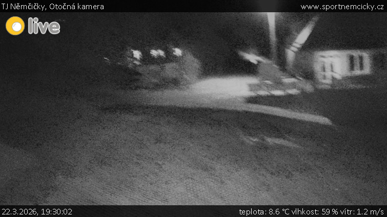 TJ Němčičky - Otočná kamera  - 22.3.2026 v 19:30