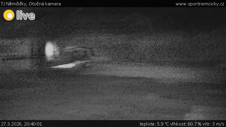 TJ Němčičky - Otočná kamera  - 27.3.2026 v 20:40