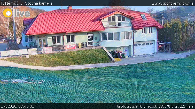 TJ Němčičky - Otočná kamera  - 1.4.2026 v 07:45