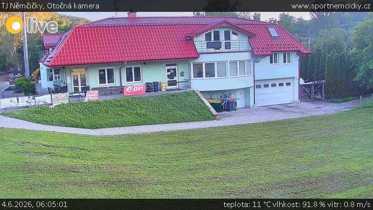 TJ Němčičky - Otočná kamera  - 4.6.2026 v 06:05